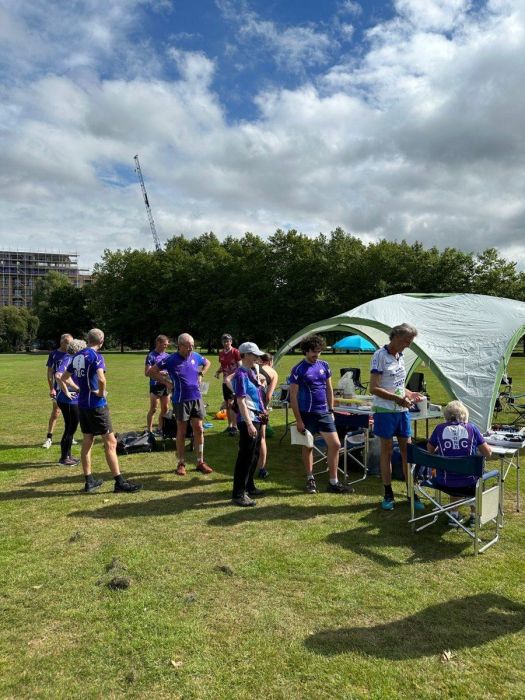 Saxons waiting to download at the Ultrasprint Sept 2023